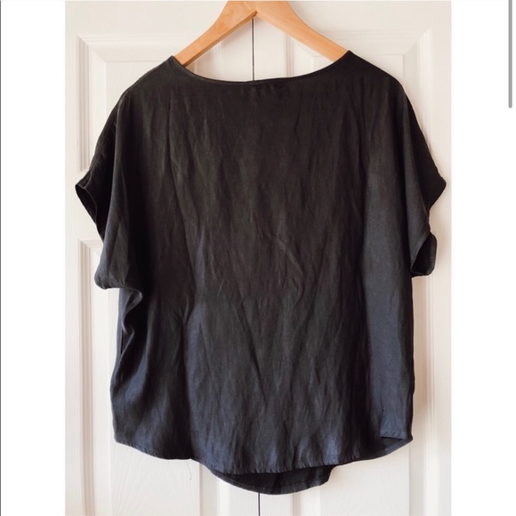Express flowy embellished jewel top slate grey XS - Picture 2 of 5